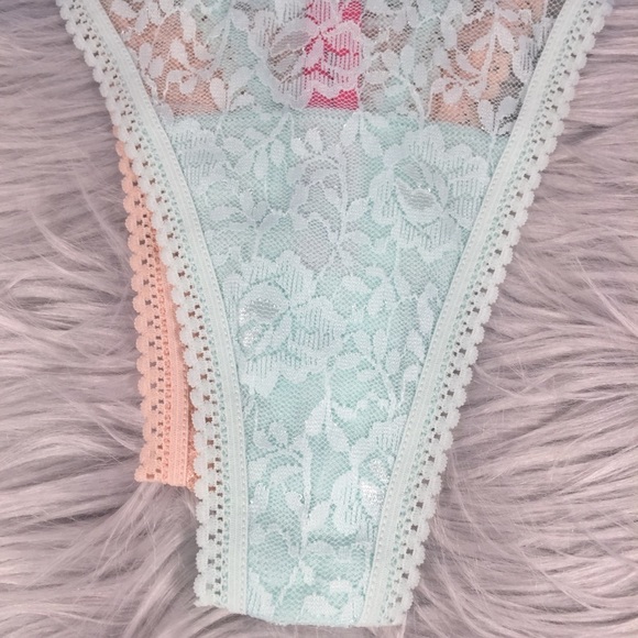 🆕 Betsey Johnson Lace Thong Underwear Set - Picture 4 of 8